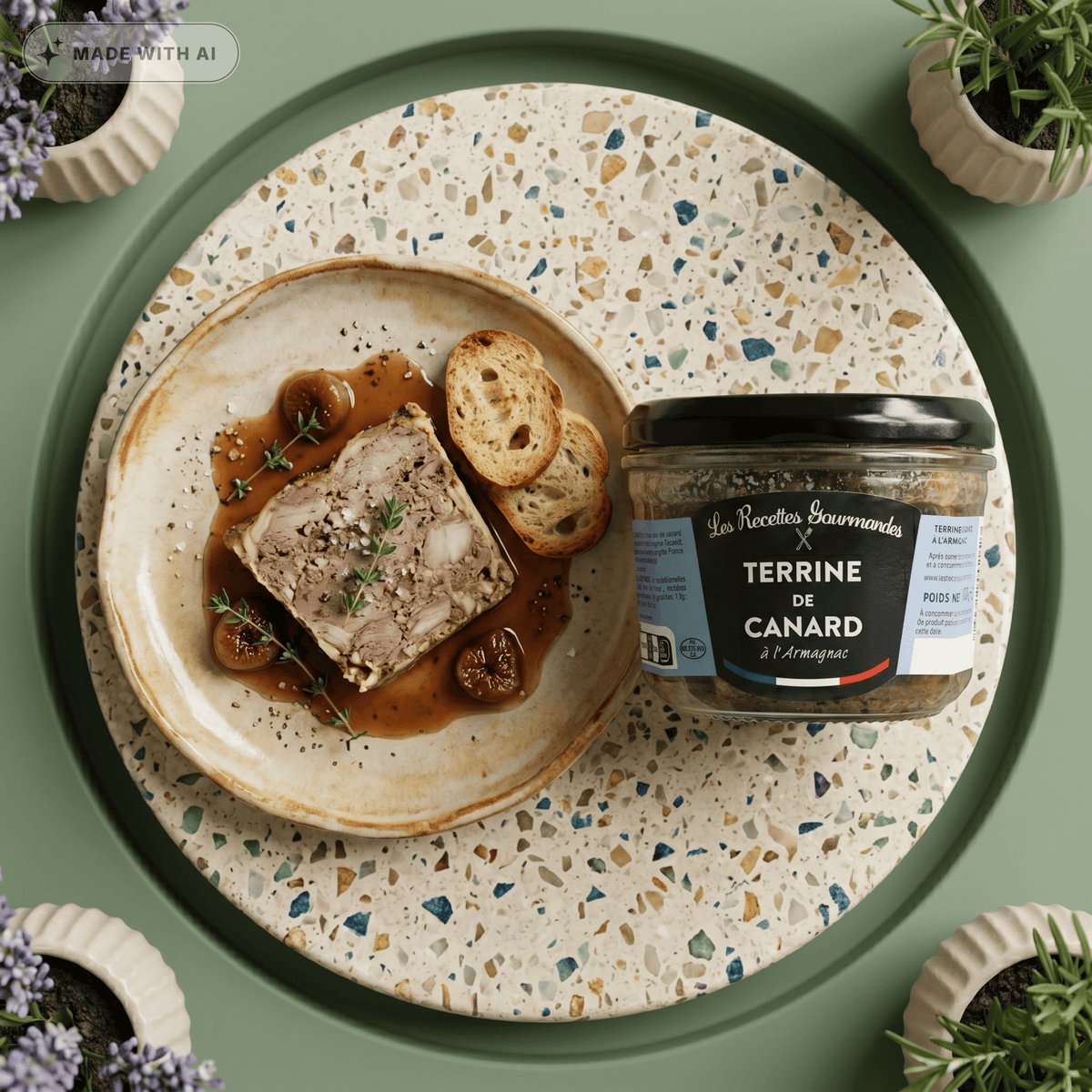 Ententerrine mit Armagnac - LES RECETTES GOURMANDES - Delikatess Express
