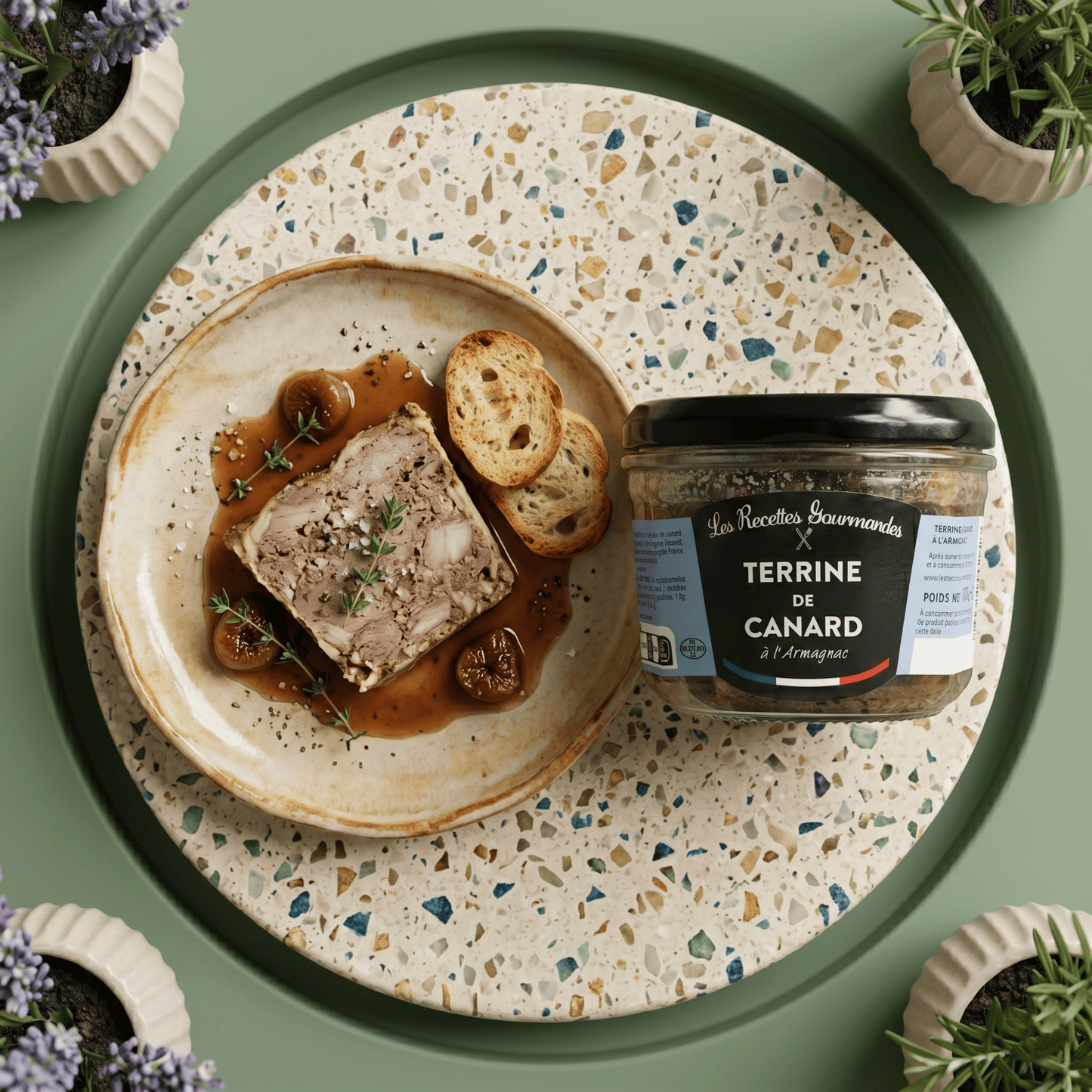 Ententerrine mit Armagnac - LES RECETTES GOURMANDES - Delikatess Express
