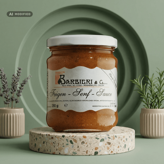 Feigensauce mit Senfgeschmack - Salsa di fichi - Delikatess Express
