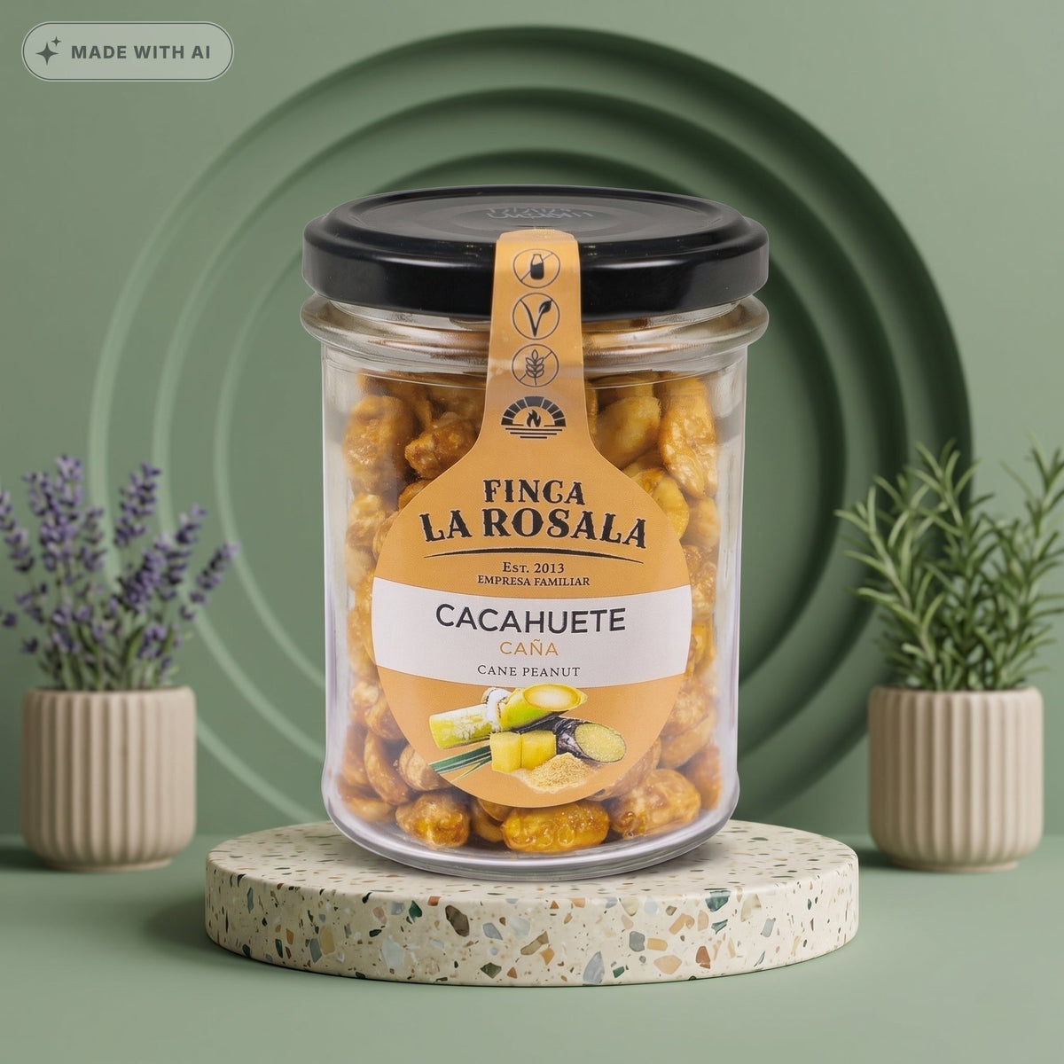 FINCA LA ROSALA Erdnüsse – gezuckert - Delikatess Express