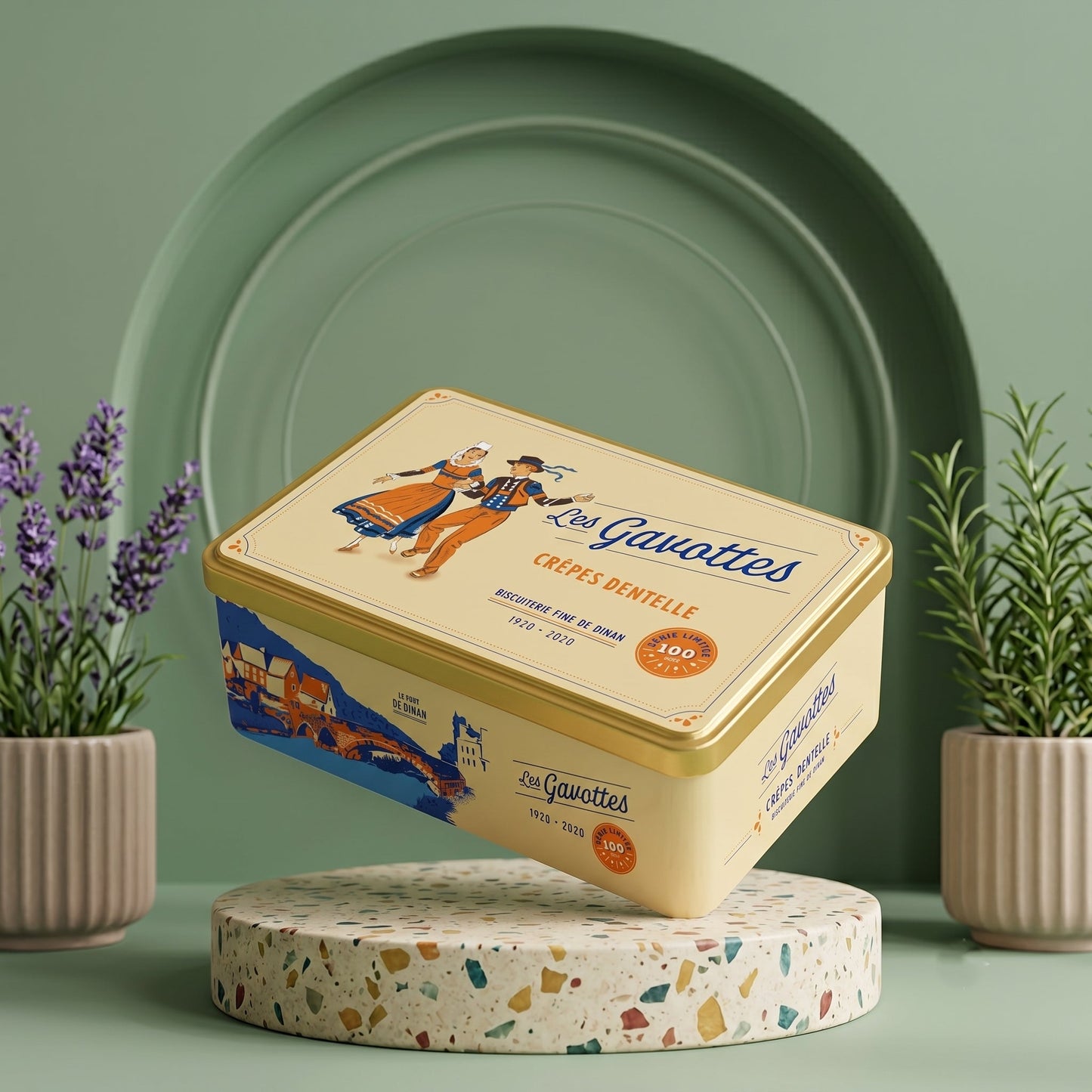 GAVOTTES Crêpes Dentelles 200g in Nostalgie-Blechdose – Französisches Premium-Knuspergebäck - Delikatess Express