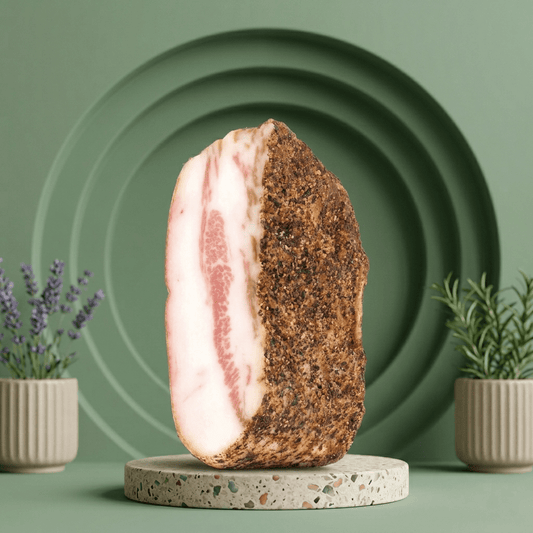 Guanciale luftgetrocknet - Schweinebacke aus Italien - Delikatess Express