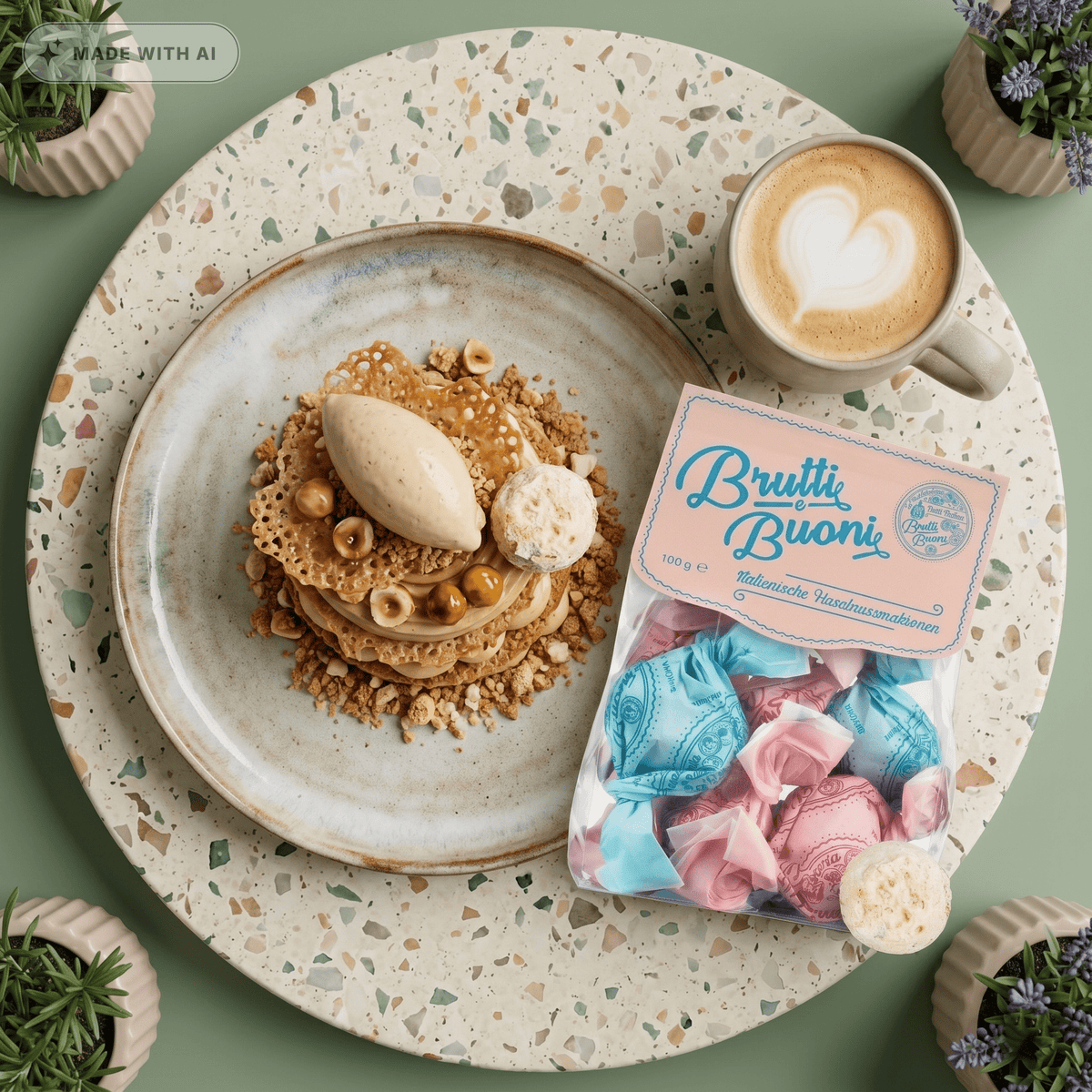 Haselnussbaisers Brutti e Buoni - Delikatess Express