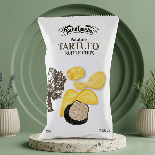 Kartoffelchips - Trüffelgeschmack - Trüffelchips - Delikatess Express