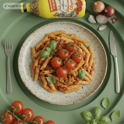 Kirschtomatensauce - Nudelsauce aus aromatischen Kirschtomaten - Delikatess Express