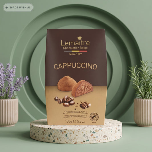 LEMAITRE Kakaokonfekt Kaffee 150g – Zartschmelzende Premium-Trüffelspezialität - Delikatess Express