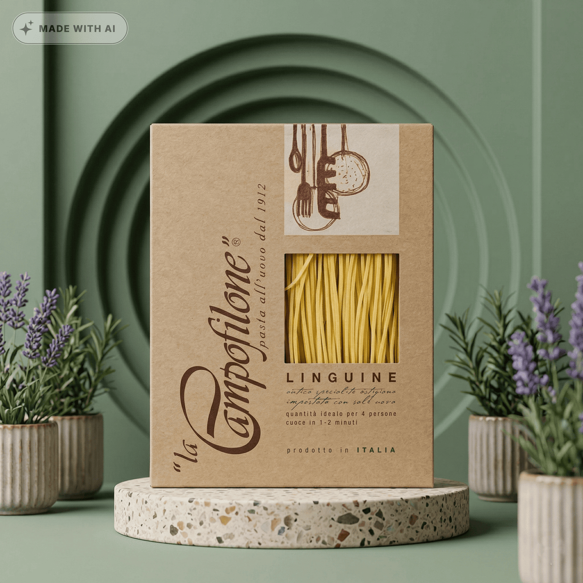 Linguine Eierbandnudeln von CAMPOFILONE - Delikatess Express