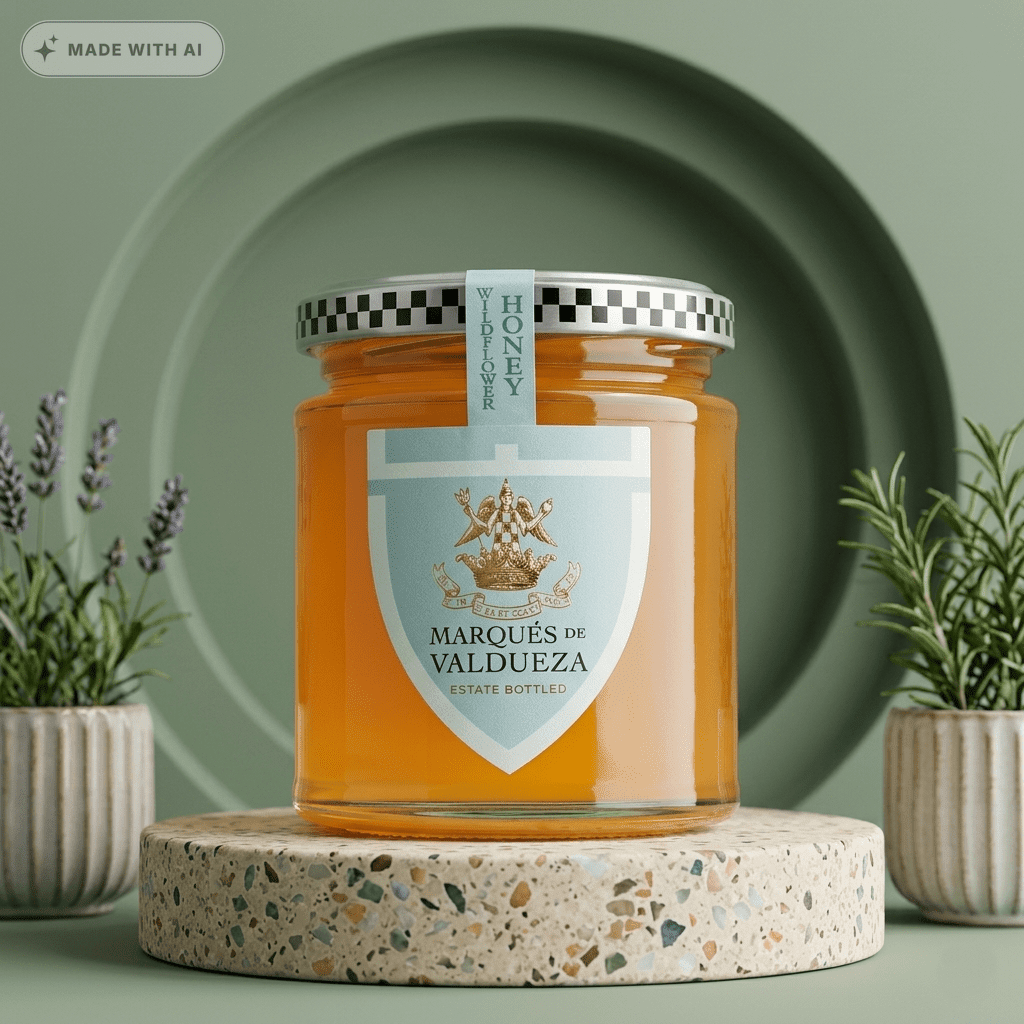 Marqués de Valdueza Spanischer Wildblütenhonig – Premium Honig aus Extremadura - Delikatess Express