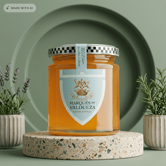 Marqués de Valdueza Spanischer Wildblütenhonig – Premium Honig aus Extremadura - Delikatess Express