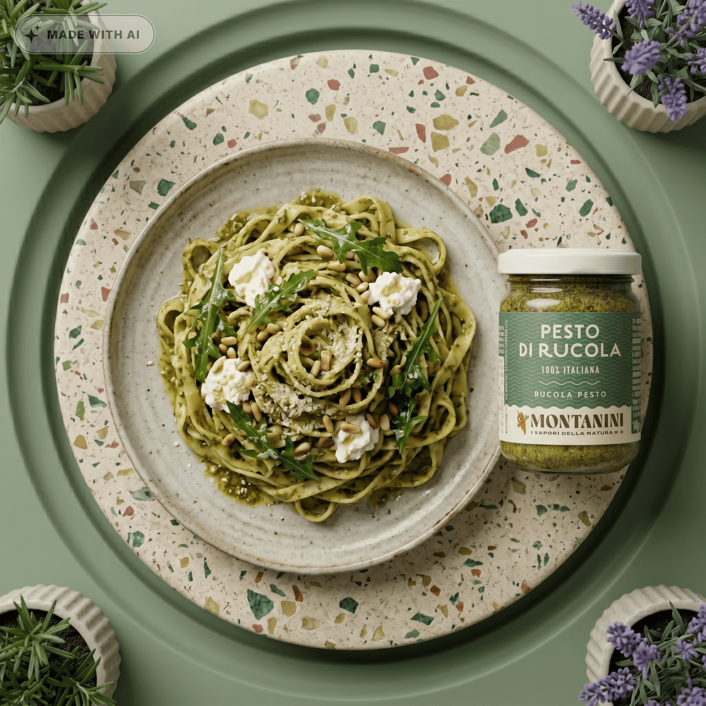 MONTANINI Pesto Rucola - Authentischer Genuss aus Italien - Delikatess Express
