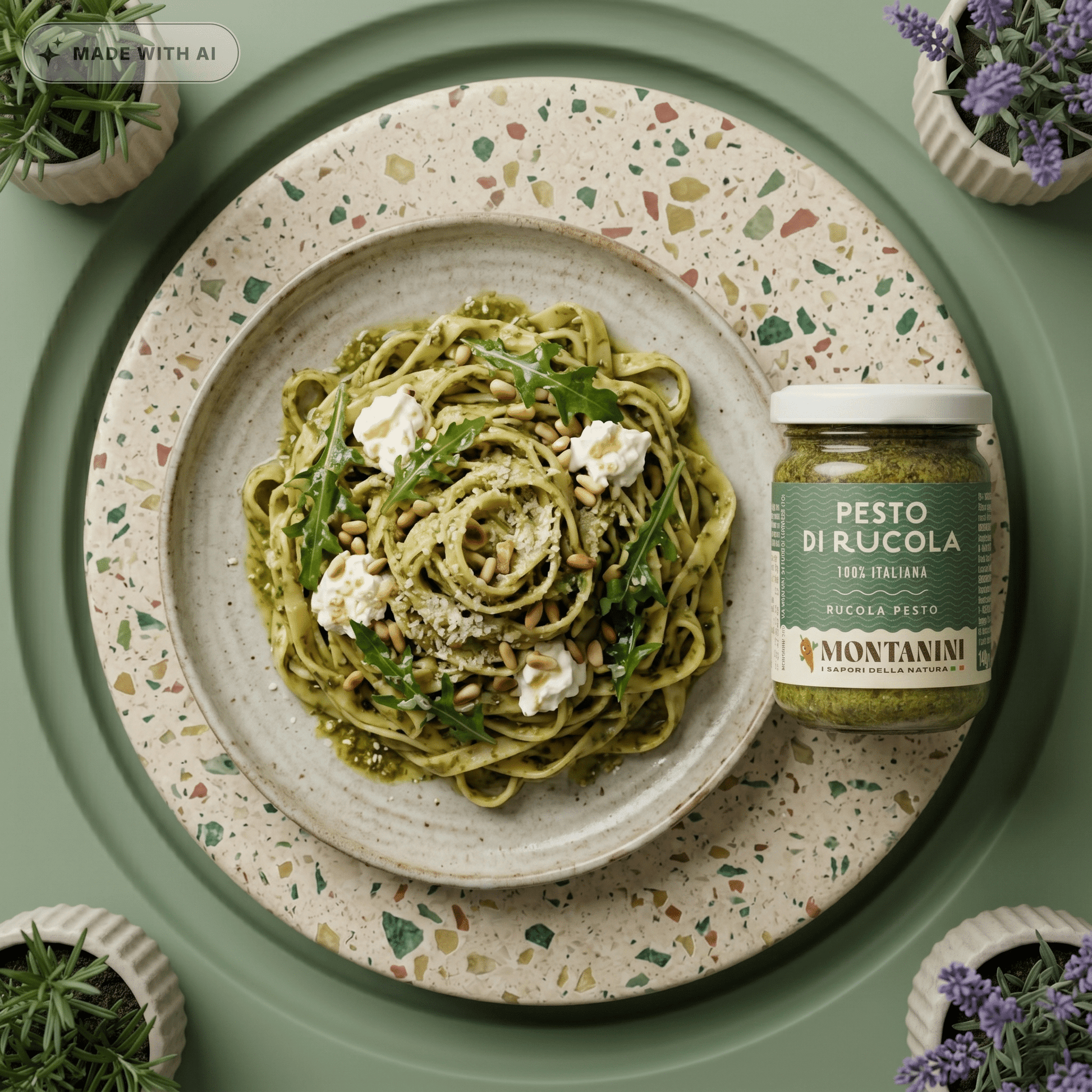 MONTANINI Pesto Rucola - Authentischer Genuss aus Italien - Delikatess Express