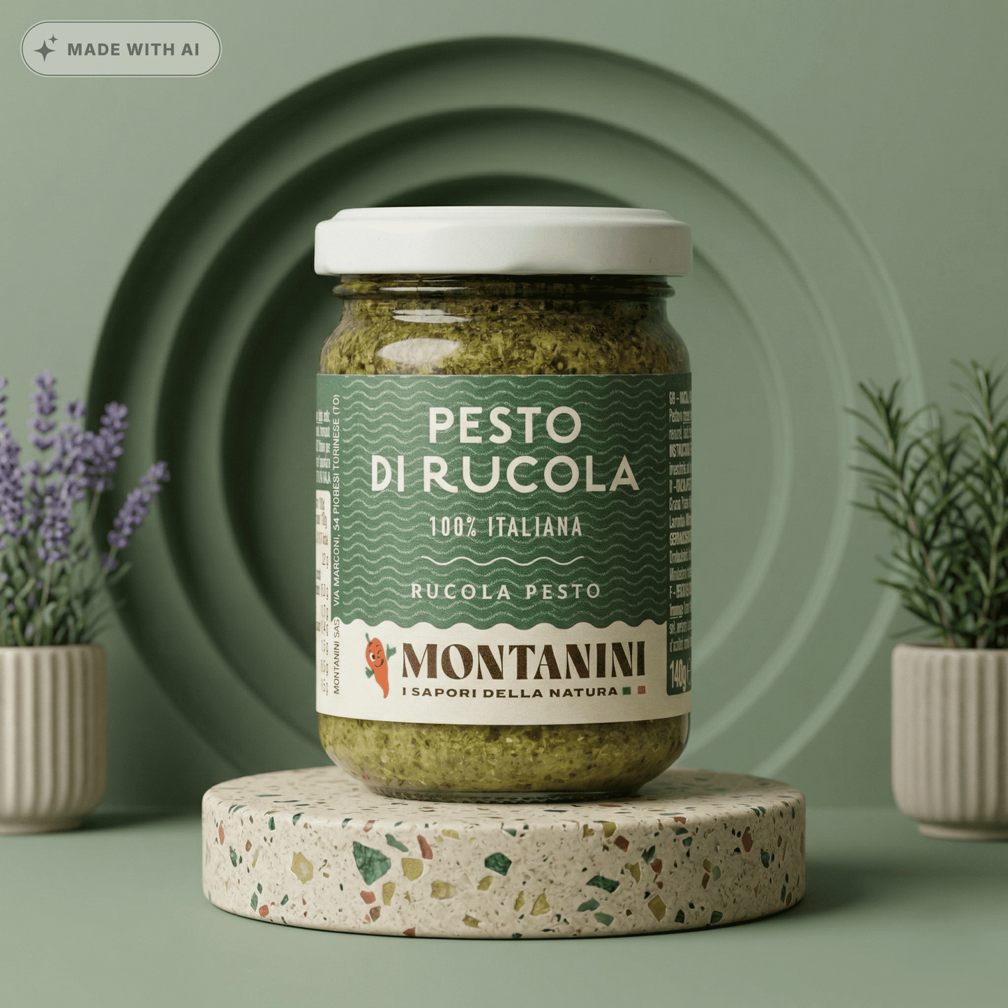 MONTANINI Pesto Rucola - Authentischer Genuss aus Italien - Delikatess Express
