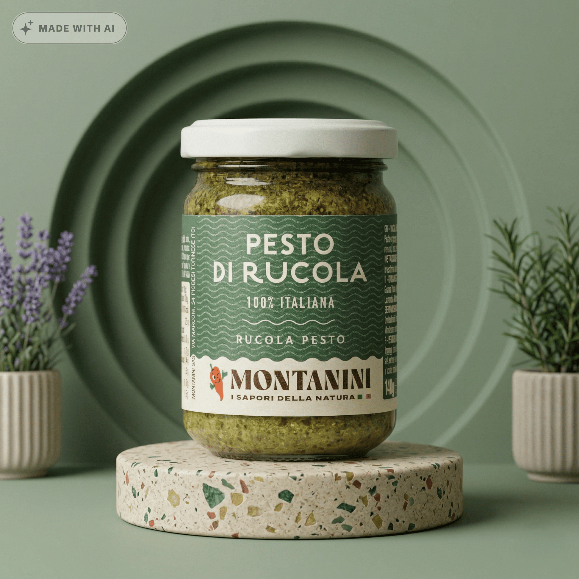 MONTANINI Pesto Rucola - Authentischer Genuss aus Italien - Delikatess Express