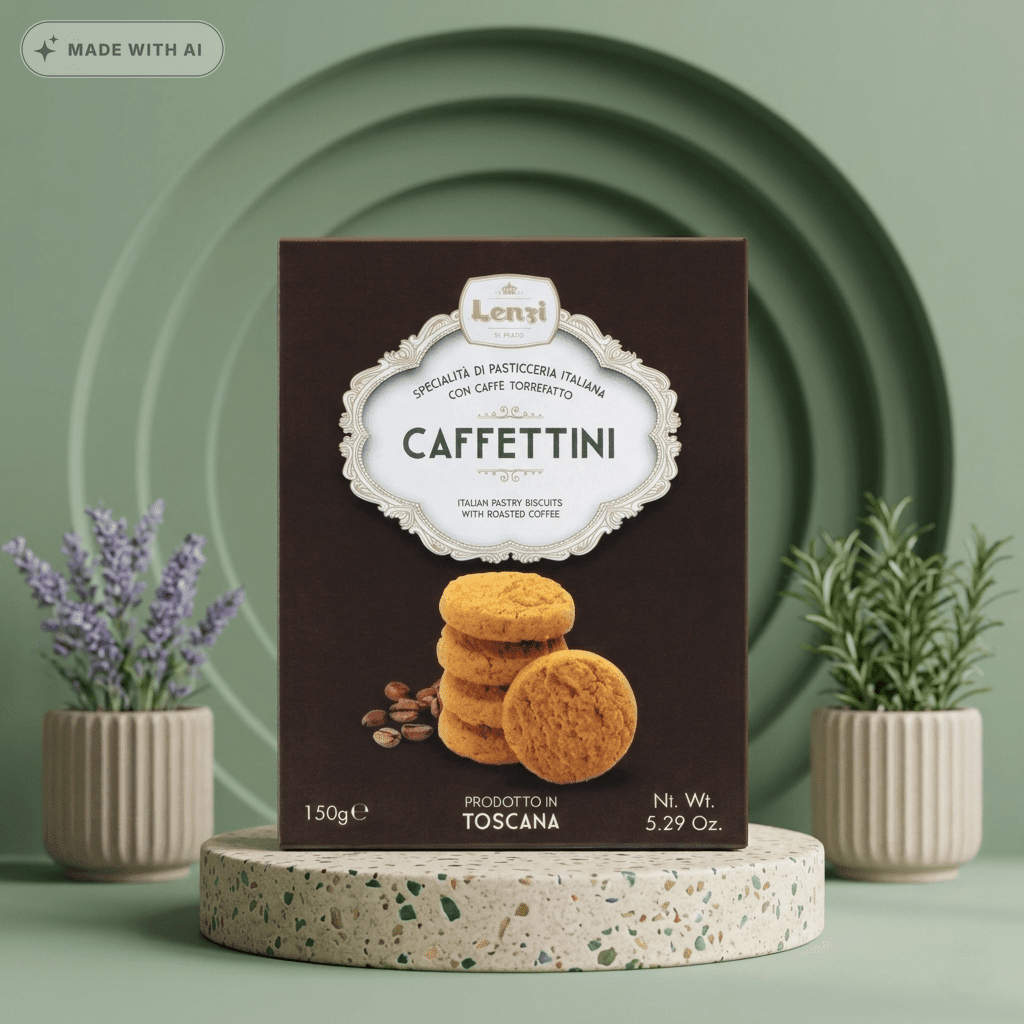 Mürbeteigkekse ,Caffettini' - Mürbteig Plätzchen aus Italien - Delikatess Express