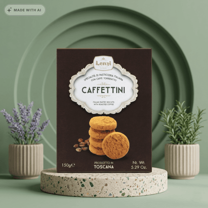 Mürbeteigkekse ,Caffettini' - Mürbteig Plätzchen aus Italien - Delikatess Express