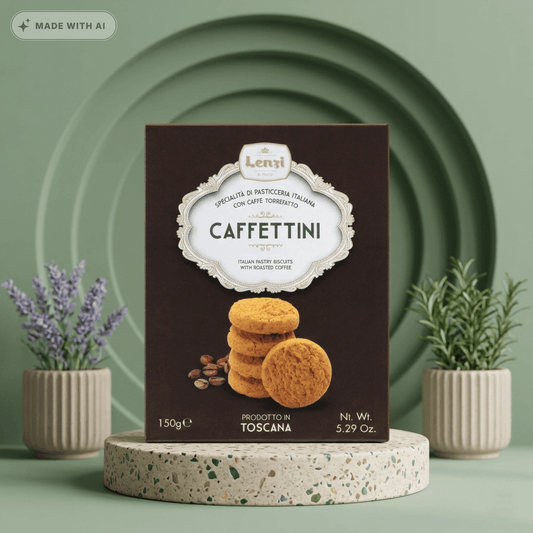 Mürbeteigkekse ,Caffettini' - Mürbteig Plätzchen aus Italien - Delikatess Express
