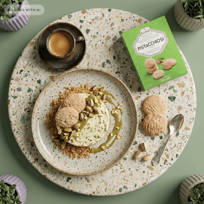 Mürbeteigkekse ,Pistacchio' - italienische Kekse - Delikatess Express