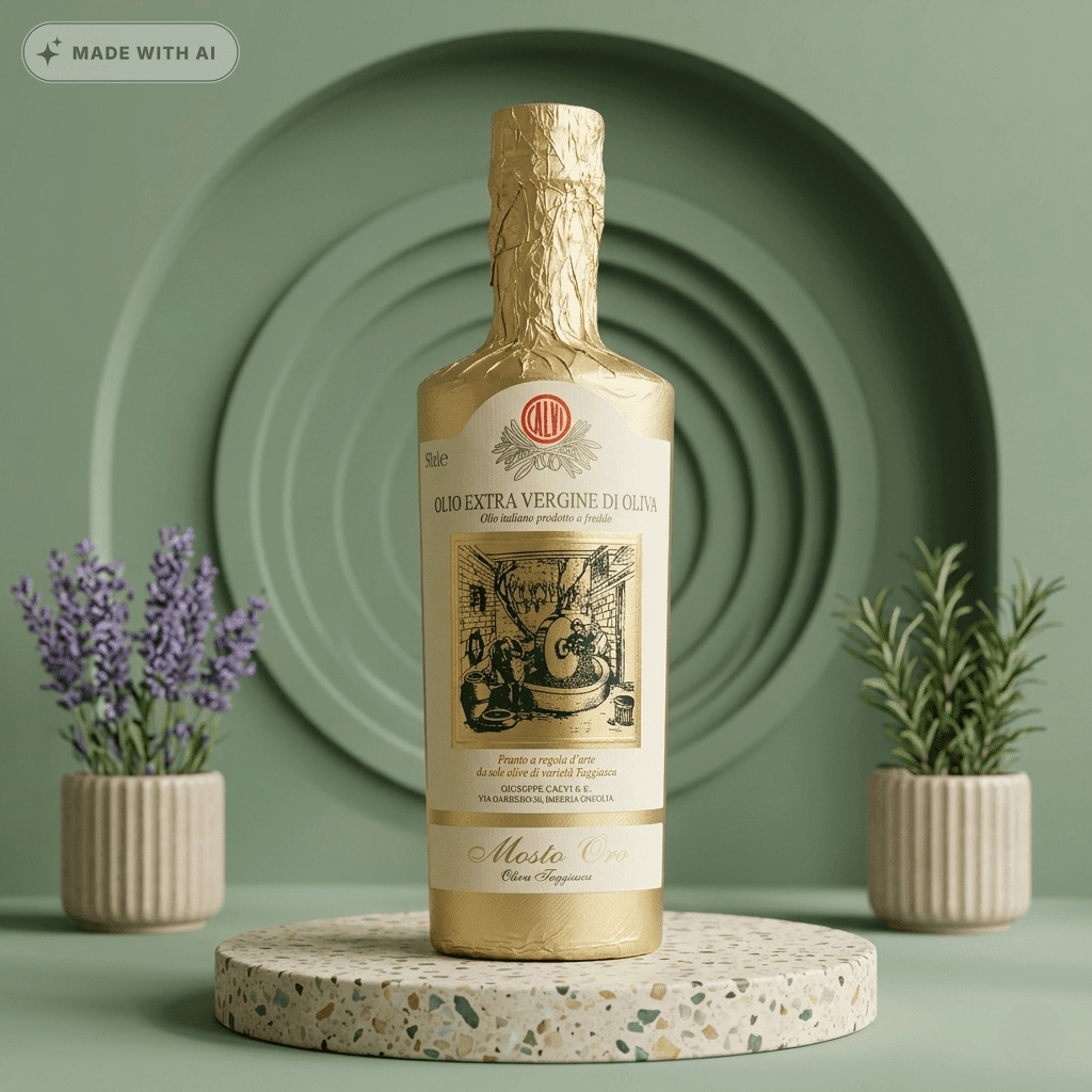 Natives Olivenöl extra ,Mosto Oro‘, 500 ml von CALVI - Delikatess Express