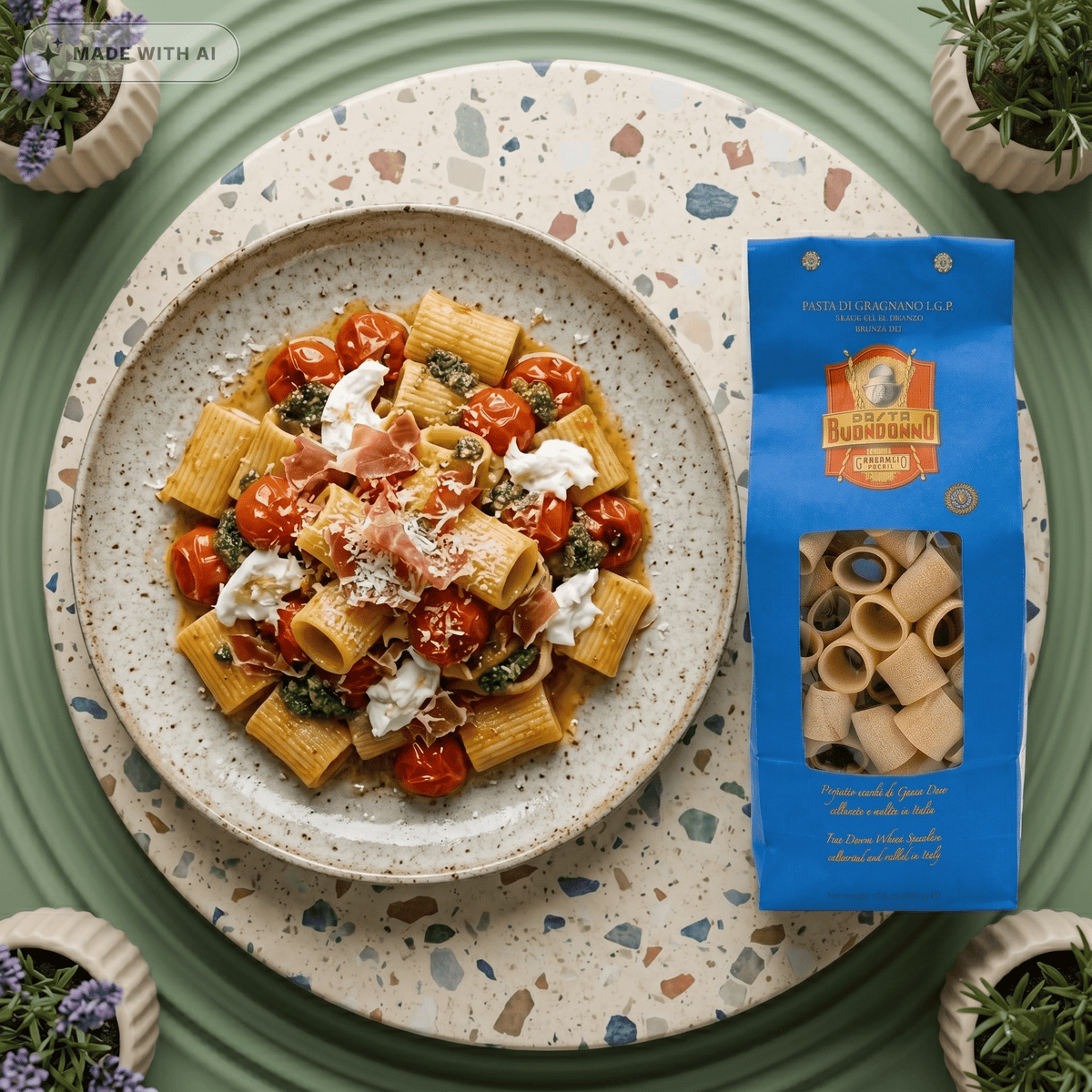 Paccarielli Rigati- Pasta di Gragnano IGP | Pasta Buondonno - Delikatess Express