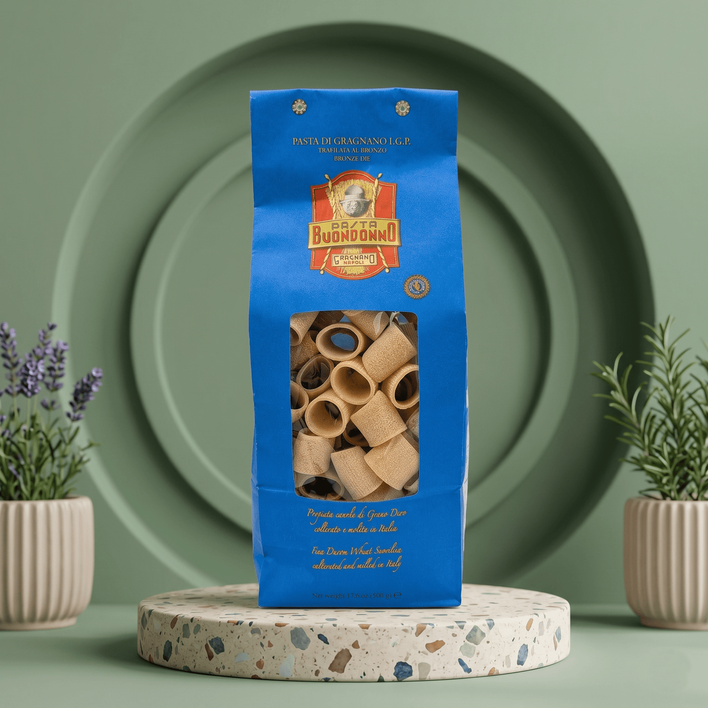 Paccarielli Rigati - Pasta di Gragnano IGP | Pasta Buondonno - Delikatess Express