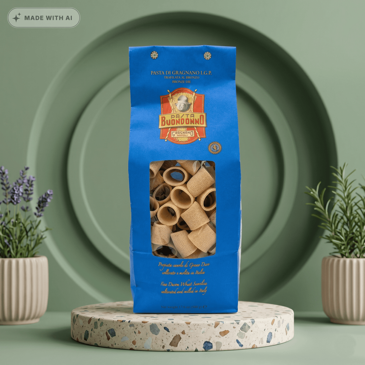 Paccarielli Rigati- Pasta di Gragnano IGP | Pasta Buondonno - Delikatess Express