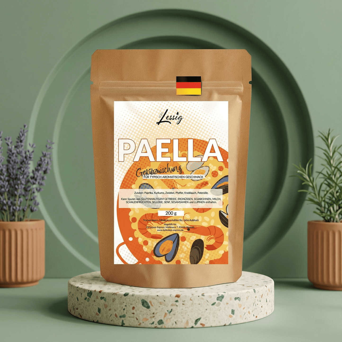 Paella Gewürz LESSIG - Delikatess Express