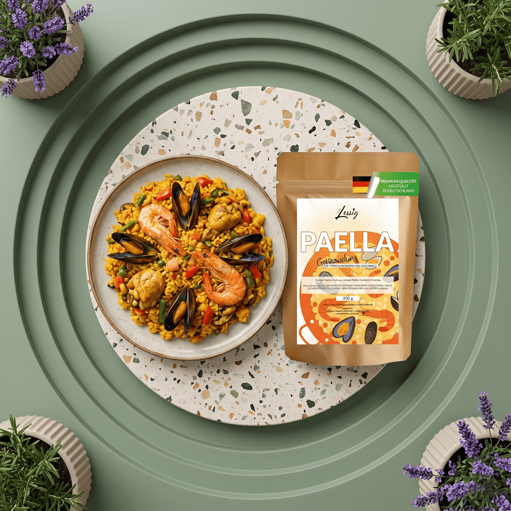 Paella Gewürz LESSIG - Delikatess Express