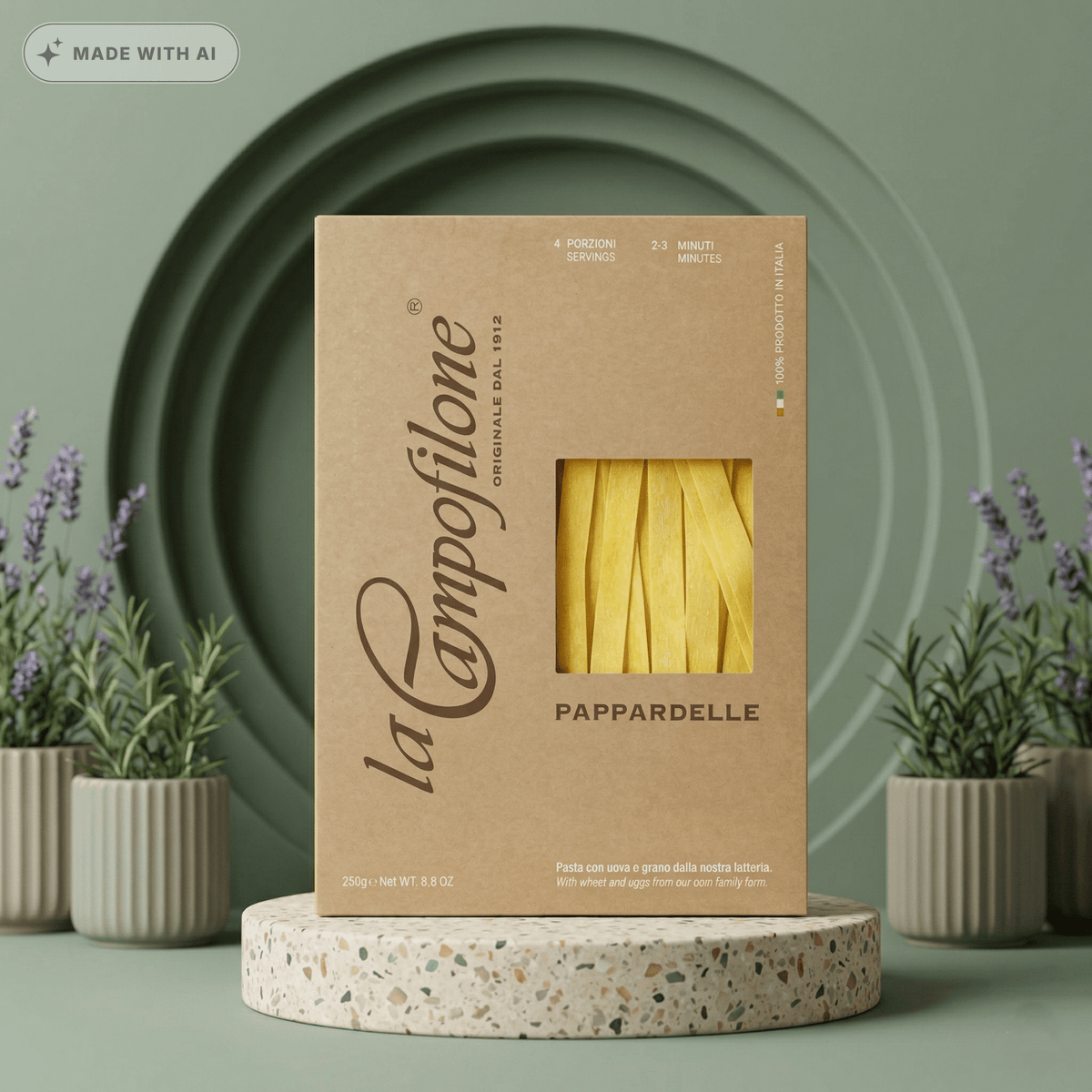 Pappardelle Eierbandnudeln von CAMPOFILONE - Delikatess Express
