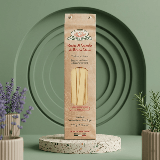 Pappardelle rigate sehr breite Bandnudeln von Rustichella - Delikatess Express