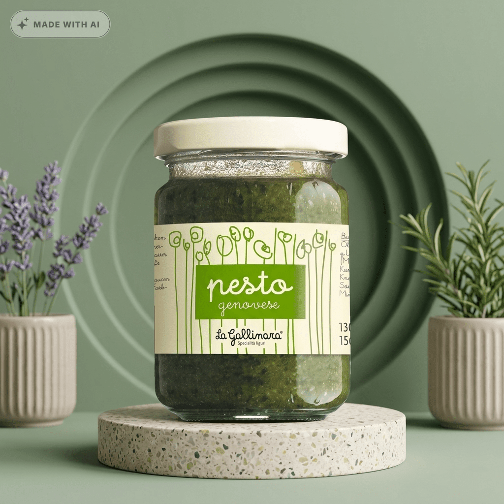 Pesto Genovese - Basilikumpesto nach Genueser Art - Delikatess Express