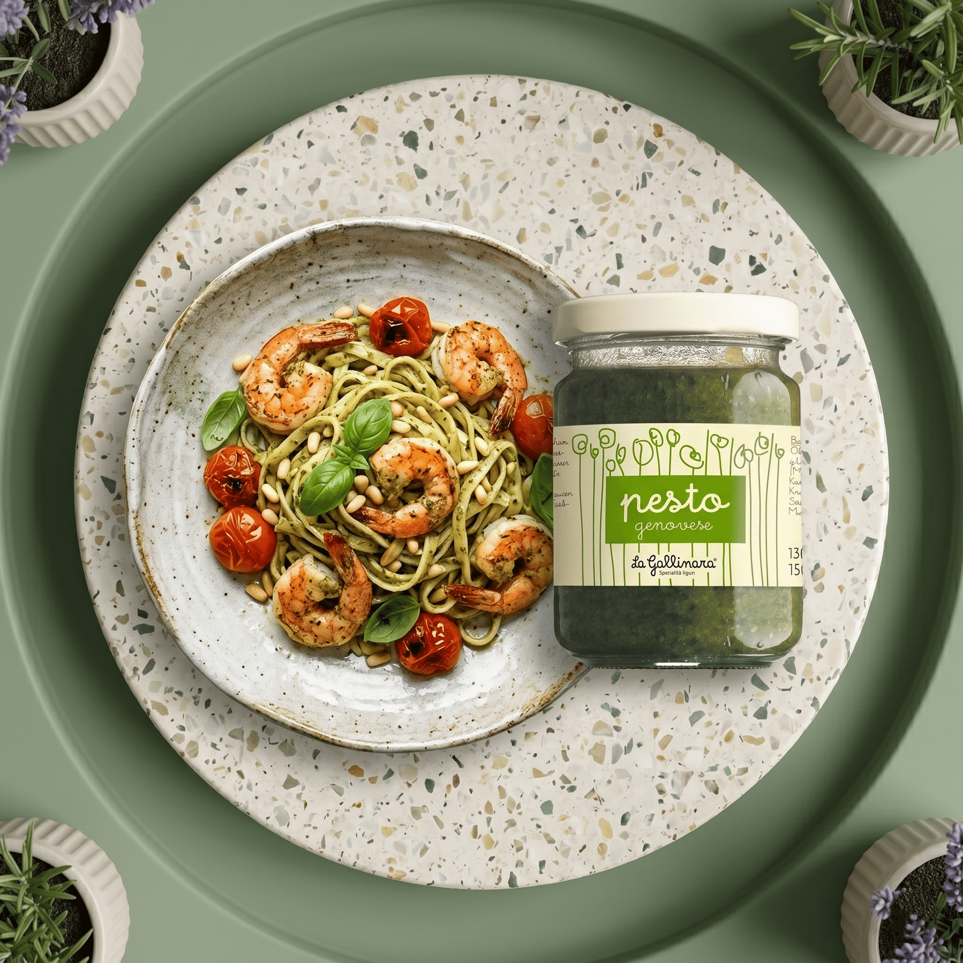 Pesto Genovese - Basilikumpesto nach Genueser Art - Delikatess Express