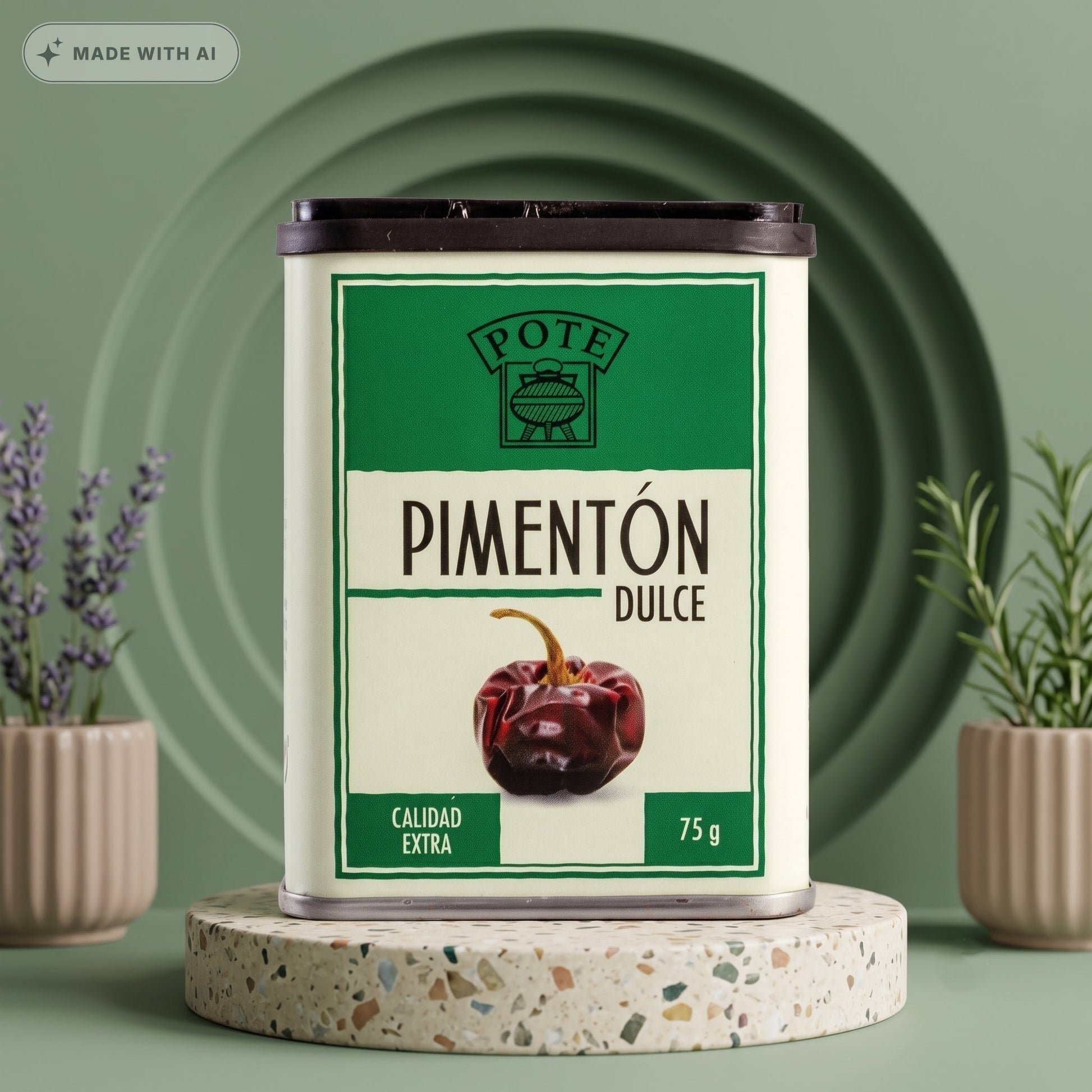 POTE Edelsüß-Paprika 75g – Aromatisches Premium-Gewürz in der Streudose - Delikatess Express