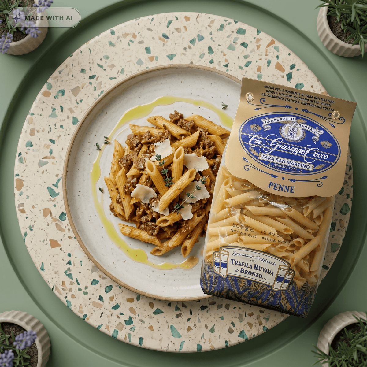 Premium Penne Pasta - GIUSEPPE COCCO - Delikatess Express
