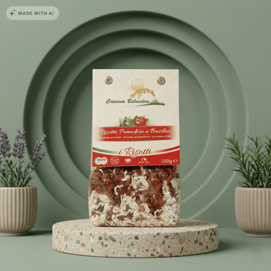 Risotto - Tomaten & Basilikum - CASCINA BELVEDERE - Delikatess Express