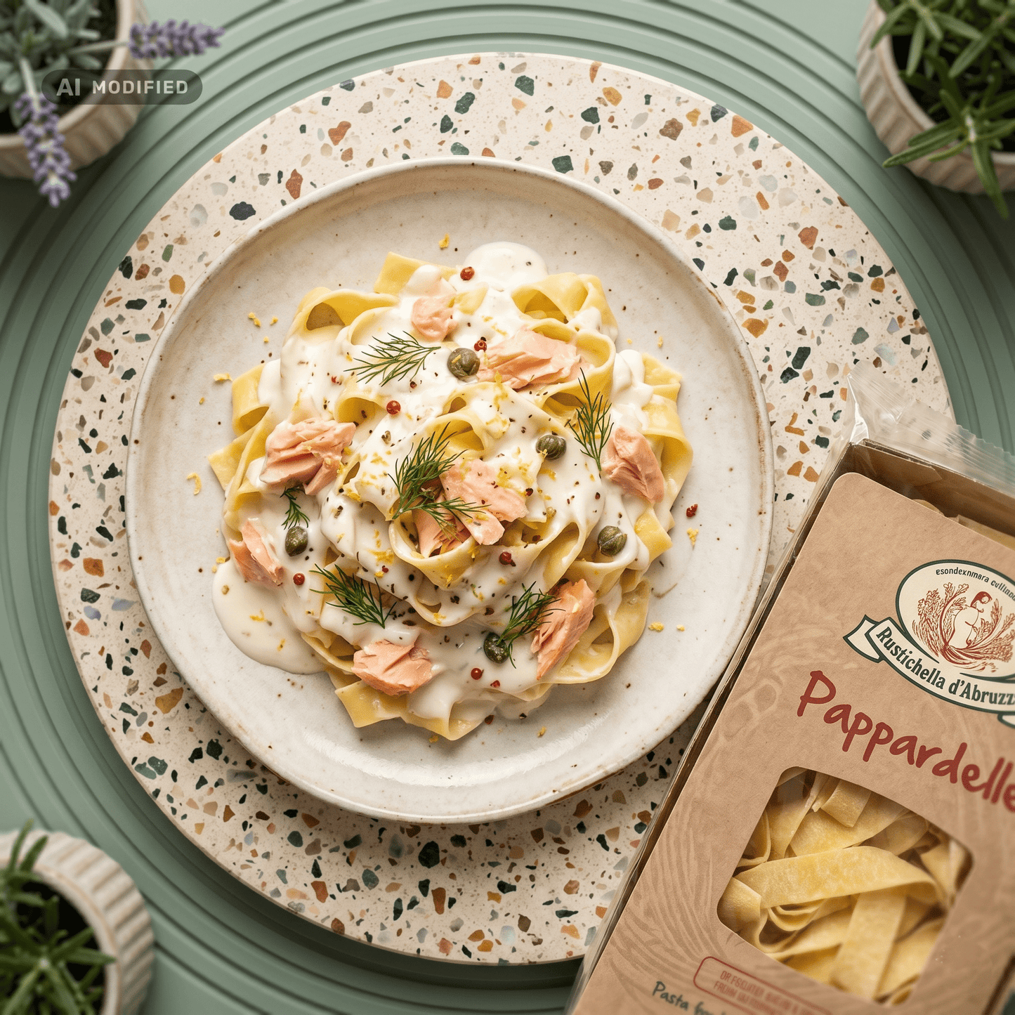 RUSTICHELLA Pappardelle - Handgemachte italienische Eierbandnudeln - Delikatess Express