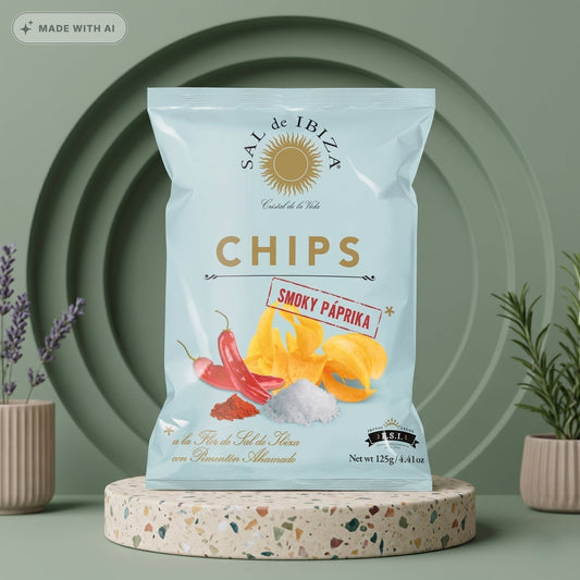 SAL DE IBIZA Kartoffelchips – Smoky Paprika - Delikatess Express