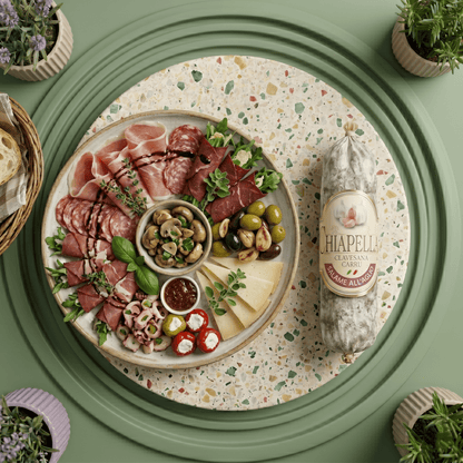 Salami mit Knoblauch - Knoblauchsalami von CHIAPELLA - Delikatess Express