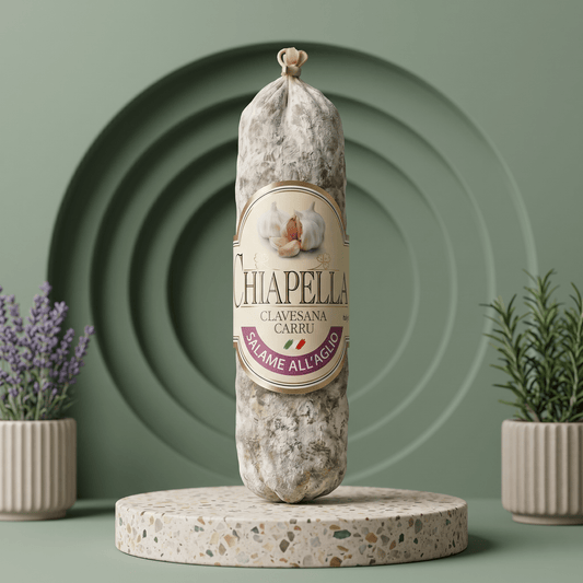 Salami mit Knoblauch - Knoblauchsalami von CHIAPELLA - Delikatess Express