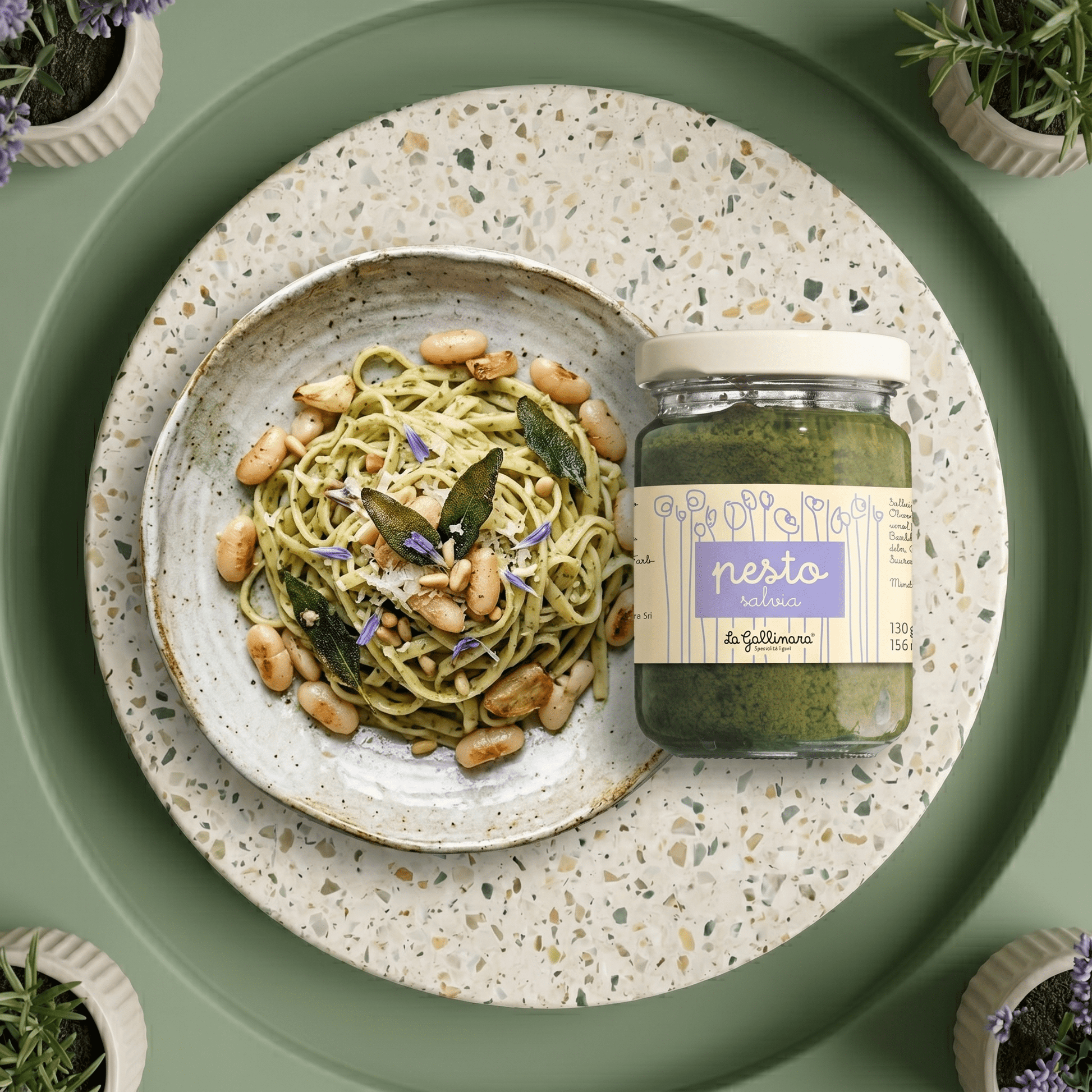 Salbeipesto - Pesto di salvia - Delikatess Express