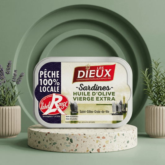Sardinen in Olivenöl Extra Label Rouge - LE TRÉSOR DES DIEUX - Delikatess Express