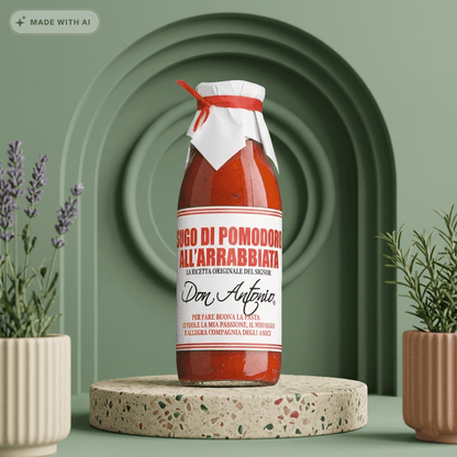 Scharfe Tomatensauce mit Chili - Sugo all’arrabbiata von DON ANTONIO - Delikatess Express
