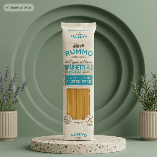 Spaghetti N°3, glutenfrei - Nudeln aus Vollkornreis und Mais RUMMO - Delikatess Express