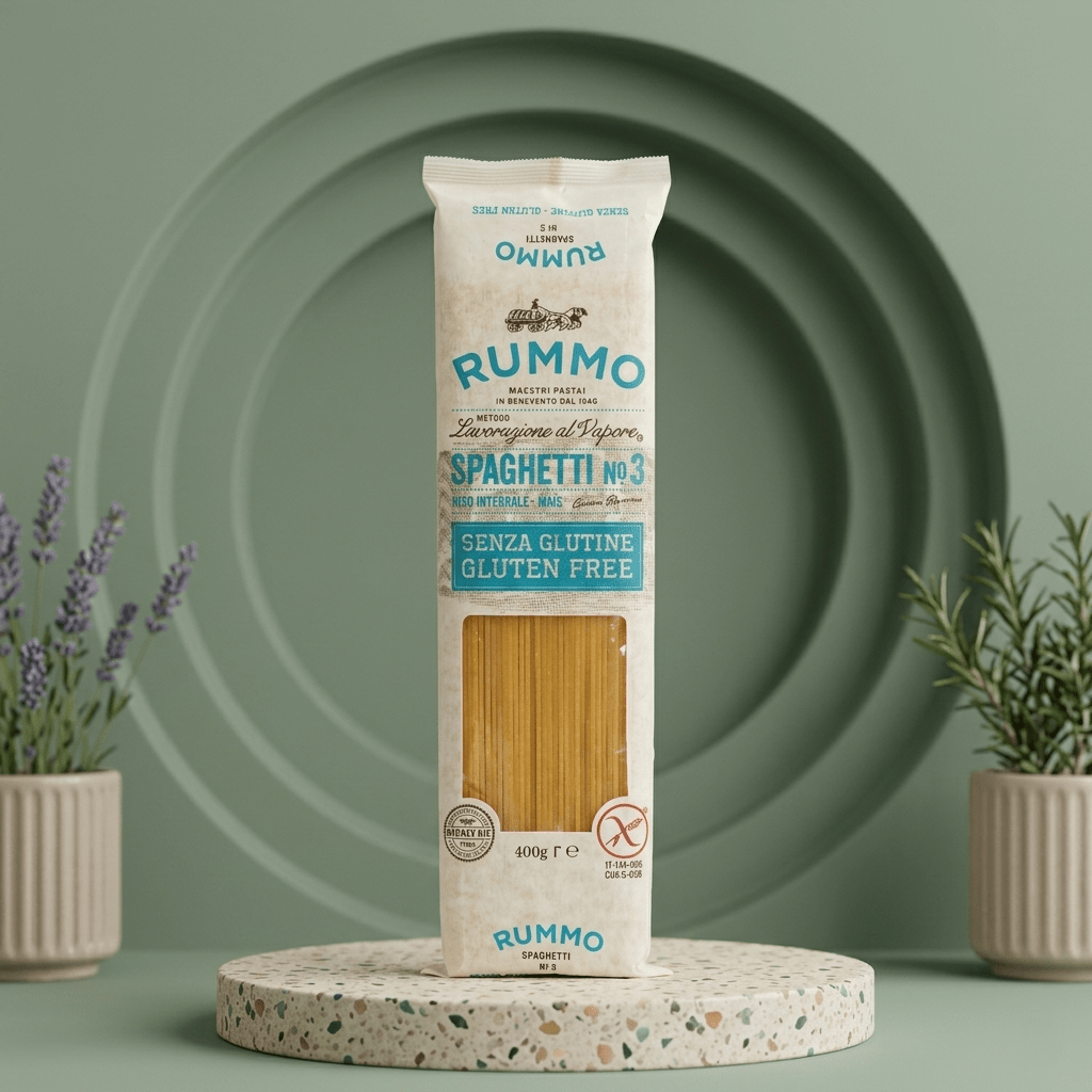 Spaghetti N°3, glutenfrei - Nudeln aus Vollkornreis und Mais RUMMO - Delikatess Express