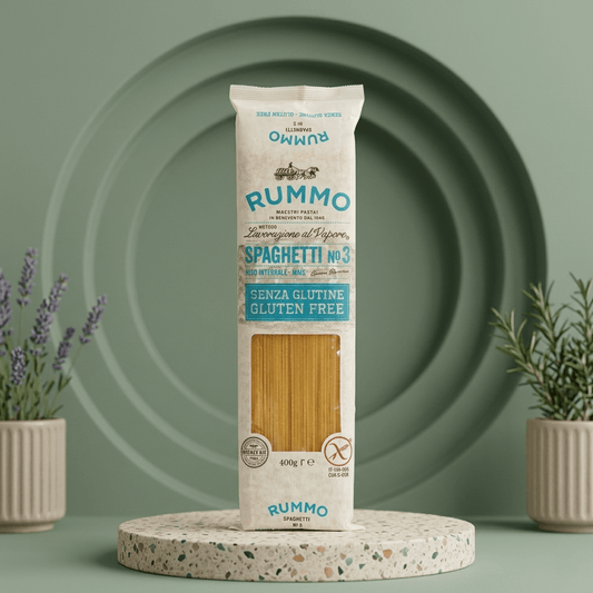 Spaghetti N°3, glutenfrei - Nudeln aus Vollkornreis und Mais RUMMO - Delikatess Express