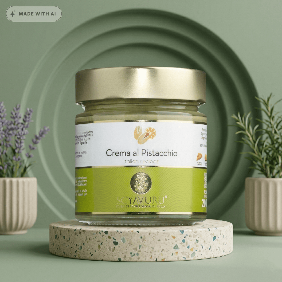 Süße Pistaziencreme - Crema al pistacchio SCYAVURU - Delikatess Express
