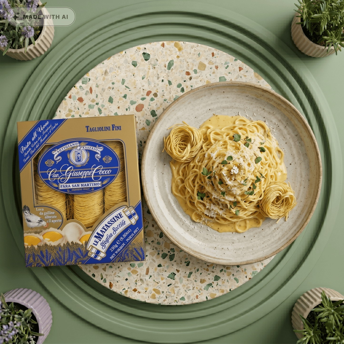 Tagliolini Fini Nr 10 von GIUSEPPE COCCO - Höchste Qualität - Delikatess Express