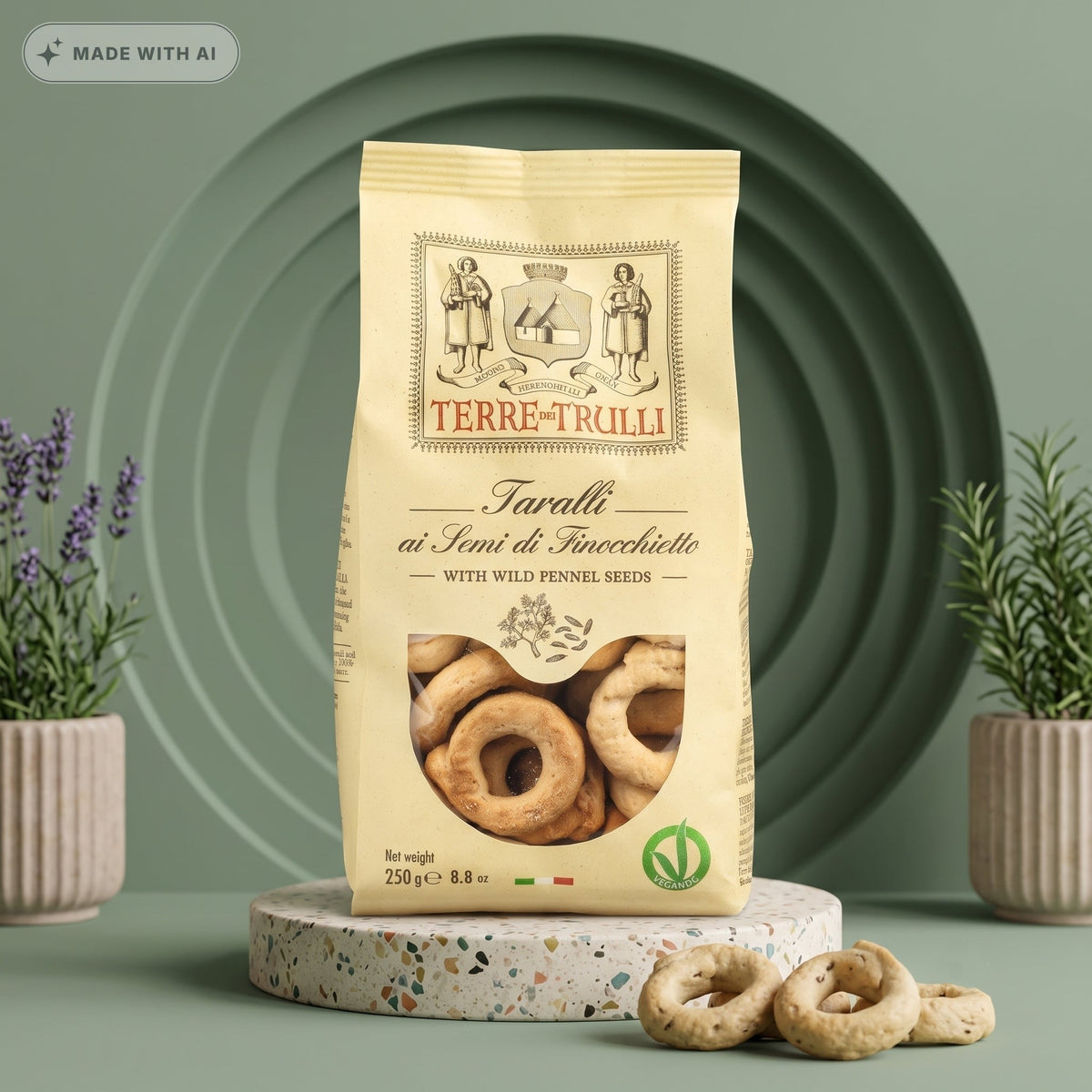 TERRE DEI TRULLI – Taralli ai Semi di Finocchio - Delikatess Express