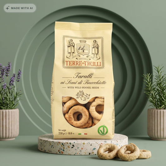 TERRE DEI TRULLI – Taralli ai Semi di Finocchio - Delikatess Express