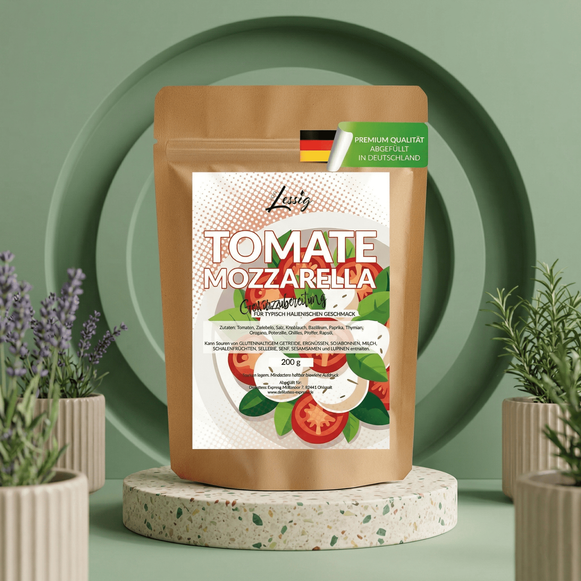 Tomate Mozzarella Gewürz LESSIG - Delikatess Express