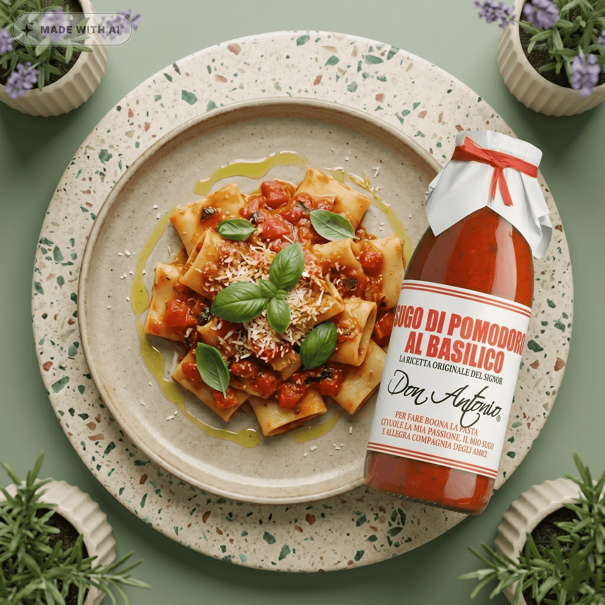 Tomatensauce mit Basilikum von DON ANTONIO - Delikatess Express